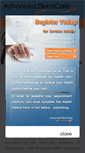 Mobile Screenshot of advanced-dermcare.com